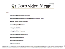 Tablet Screenshot of fotovideomemoli.com